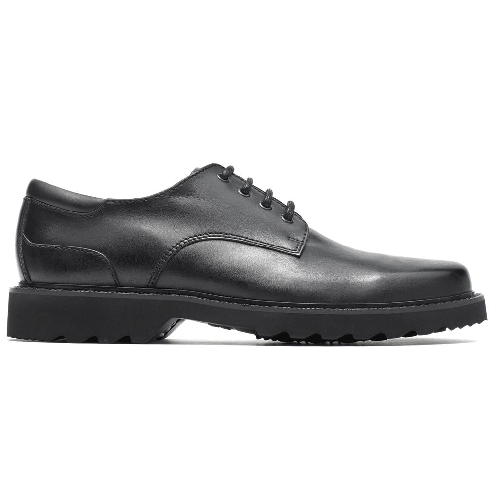 Sapatos Oxford Homem Rockport Northfield Waterproof Pretas,Portugal IRPSF-3784